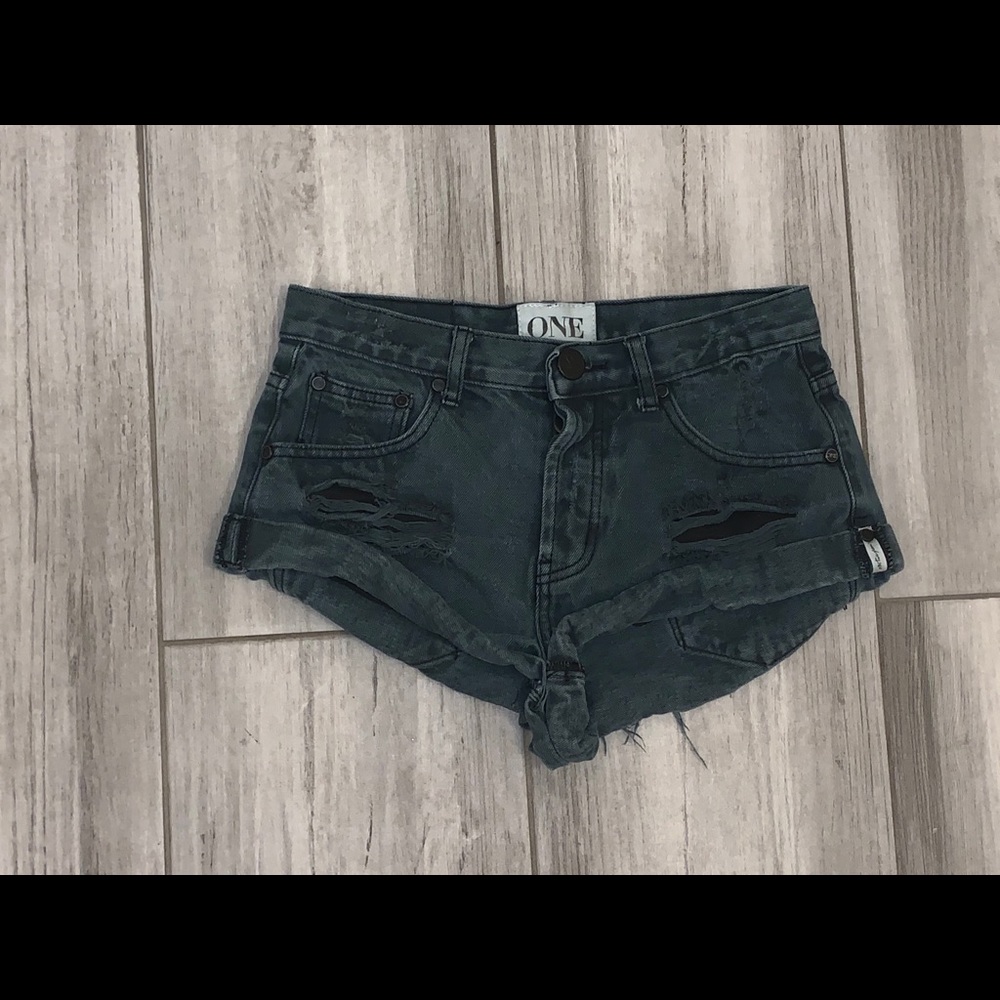 One Teaspoon Bandits Black Denim